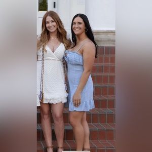 Blue and White LA Hearts Dress